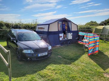 Great size pitch, large enough for any set up.