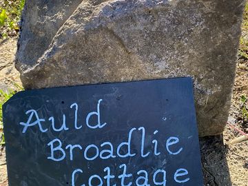 Sign at the entrance to the site