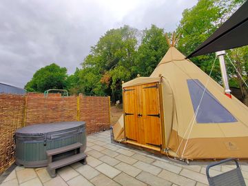 Luxury tipi exterior