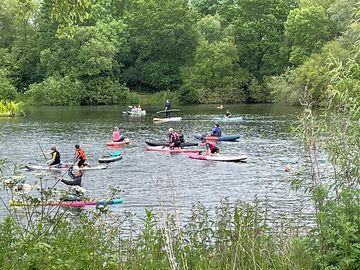 Three-acre lake for watersports
