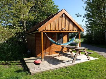 Exterior of the shepherd's hut