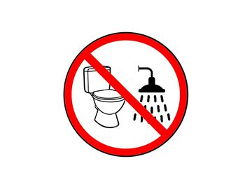 No toilet or shower facilities