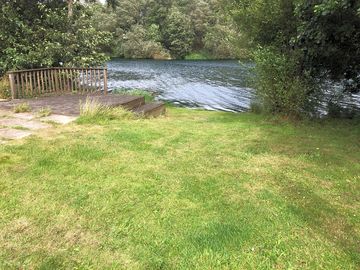 Lakeside pitch for fishing