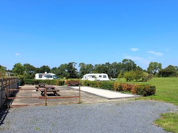 Pitches and picnic area