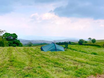 Camping at dan-y-ser