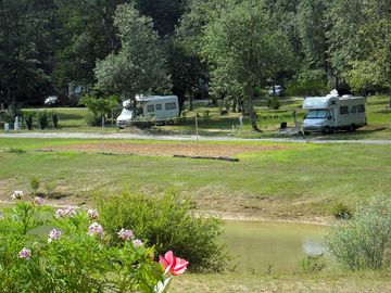 Camping pitches with optional electric