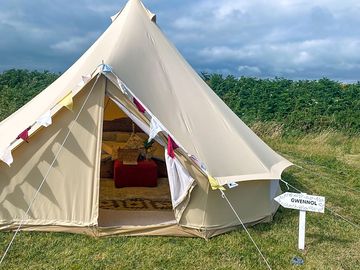 Bell tent exterior