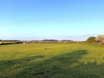 View from top of field