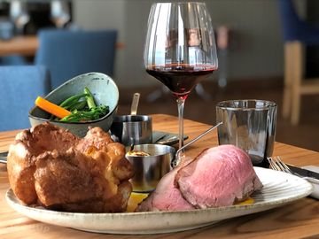 Sunday roasts are very popular at saltwater restaurant