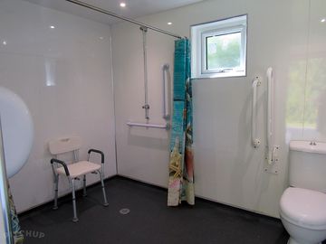Accessible and family toilet and shower room