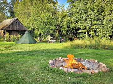 Pitches near the firepit
