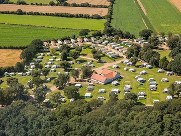 Aerial view of the location