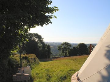 View from the tipi