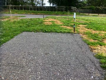 Hardstanding and grass touring pitches