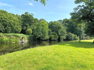 On the banks of the teifi river