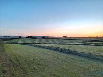 View from the camping field