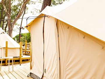 Bell tent exterior