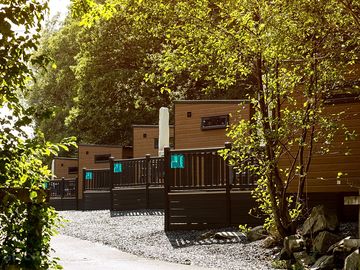 The glamping pods