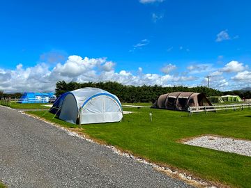 Electric Grass tent pitches