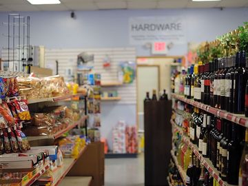 The island is home to the middle bass island store – the catch-all has a lovely wine section