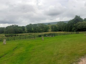 View from the camping field