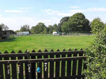The site on a sunny day