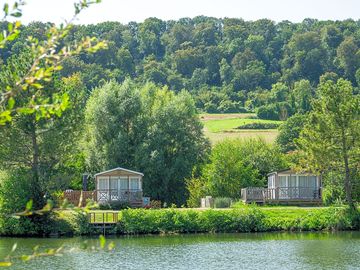 Fishing lake and views from the site