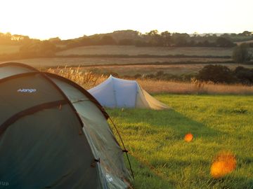 Camping at Heal Somerset