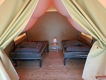 Twin beds