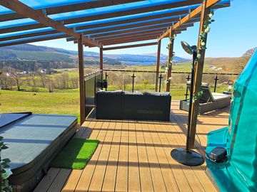 Outdoor seating area