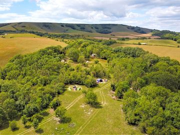 Aerial view of the site