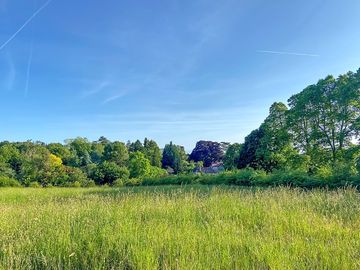 Wild pitch with Cornbury views