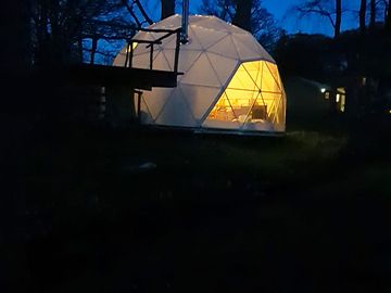 Dome at night