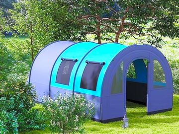 Pitch for large tents
