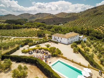 Aerial view of the estate