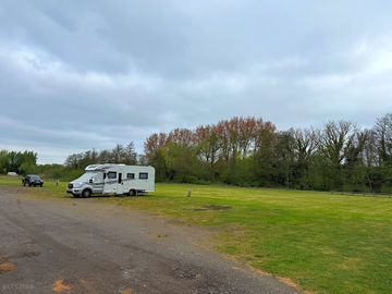 Hardstanding and grass pitches with electric hook-ups