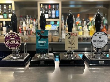 Selection of real ale