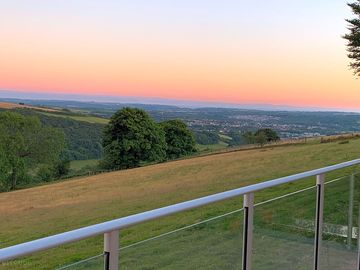Sunset over the bristol channel