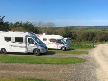 Manorbier pitches are suitable for tourers, campervans and motorhomes