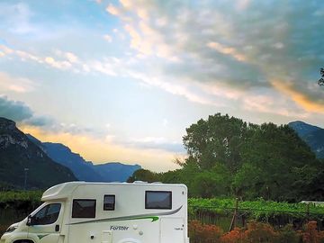 Pitches with mountain views