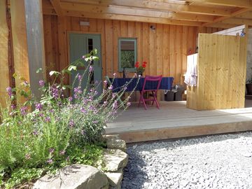 Lodge from the courtyard