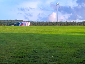 Peaceful camping field