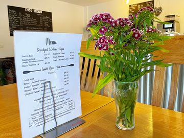 Café open all day, yummy breakfast and light lunches available