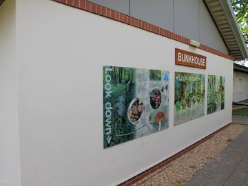 Outside of the bunkhouse
