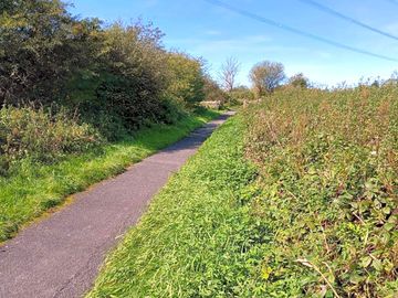 The track to the site