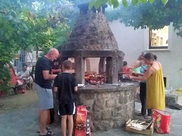 The communal barbecue