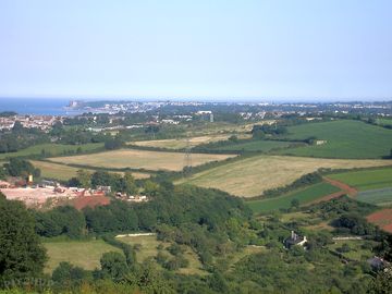 Take a walk to the top of the site hill for breathtaking views across the bay