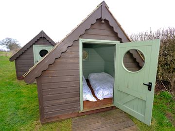 2 extra sleeping pods can be booked as an extra for up to 4 extra members