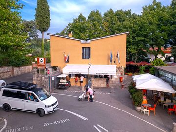 Campsite entrance