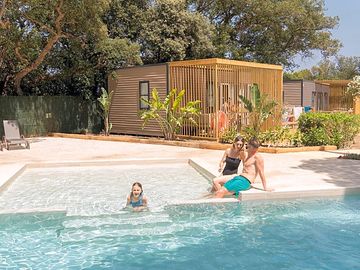 At the toddler pool